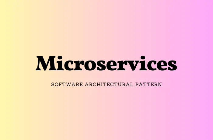 Microservice architecture